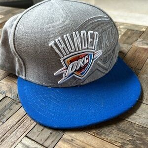 OKC Thunder NBA Hat Wool Blend Size 7 1/4